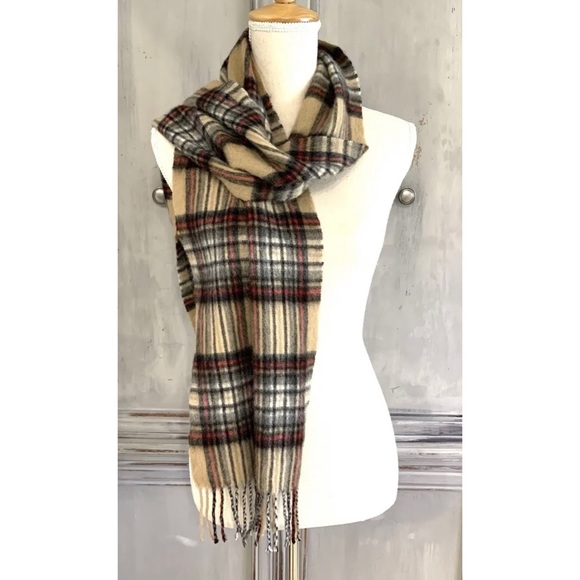 House of Scotland Plaid Lambswool Scarf - Picture 1 of 4